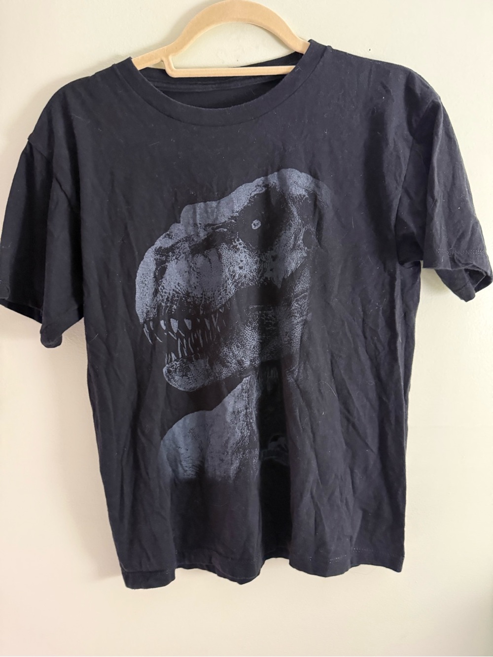 Jurassic Wolrd Youth Large Black Tee